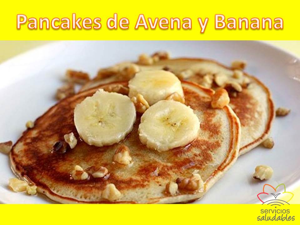 Lunes con Pancakes de Avena y Banana 